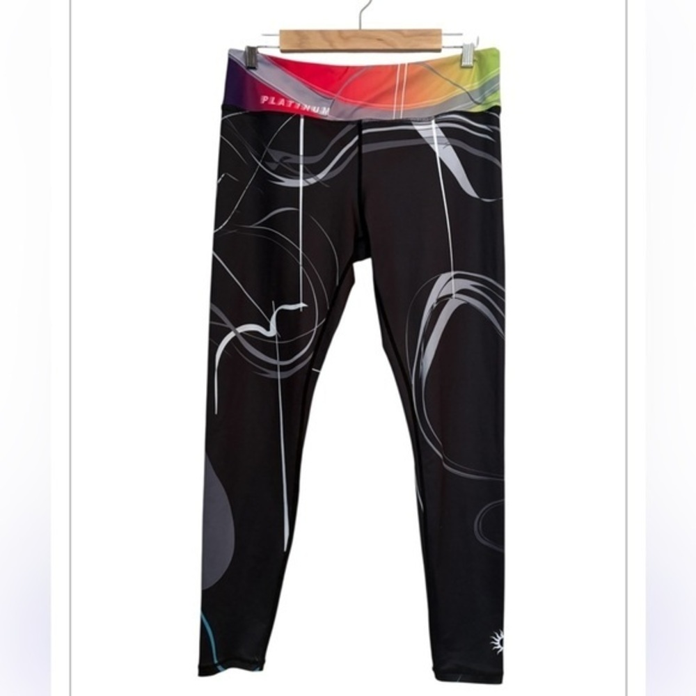 PLATINUM Sun Women's  Outdoors Swim Leggings UPF 30+ Size XL